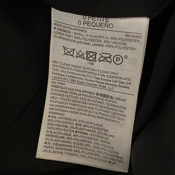 Banana Republic Black White Jacquard Knit Asymmetrical Layered Skirt US … - Picture 7 of 8